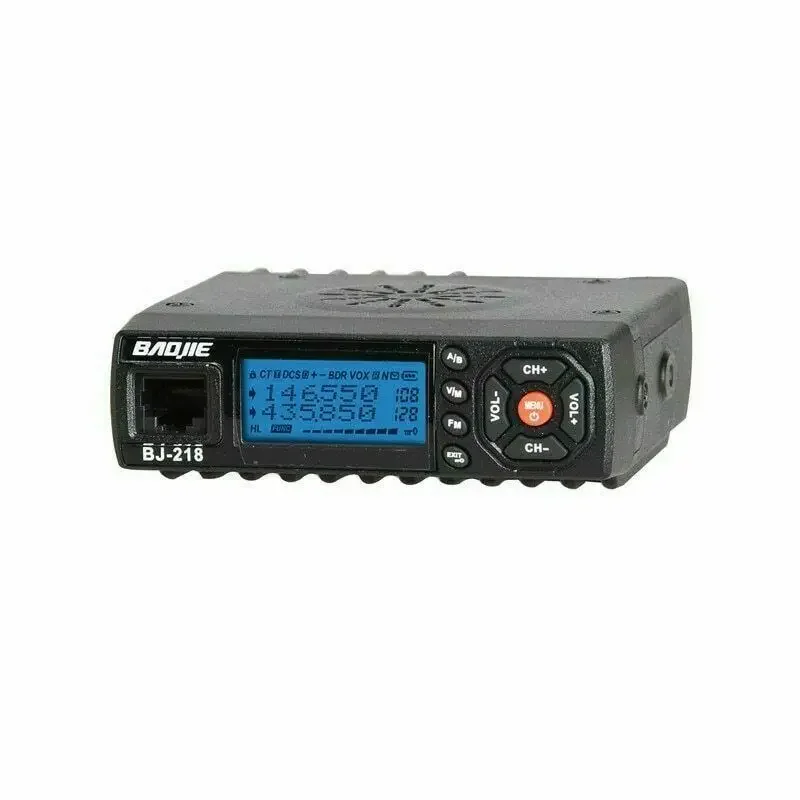 

BJ218 Mini Car Radio VHF/UHF Dual-Band Transceiver 25W mobile radio