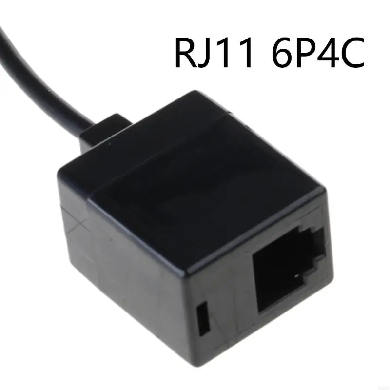 QXNF RJ45 to RJ11 Converter Cable for Landline Connection RJ45 8P8C to RJ11 6P6C Cord