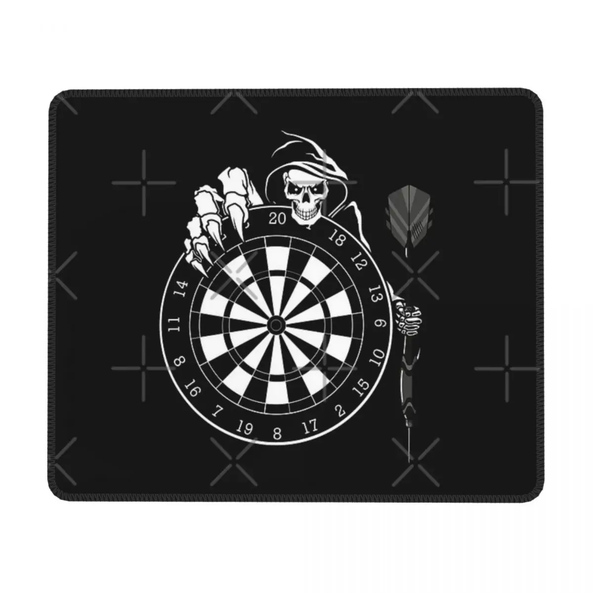 Darts Grim Reaper Skeleton Rubber Keyboard Pads