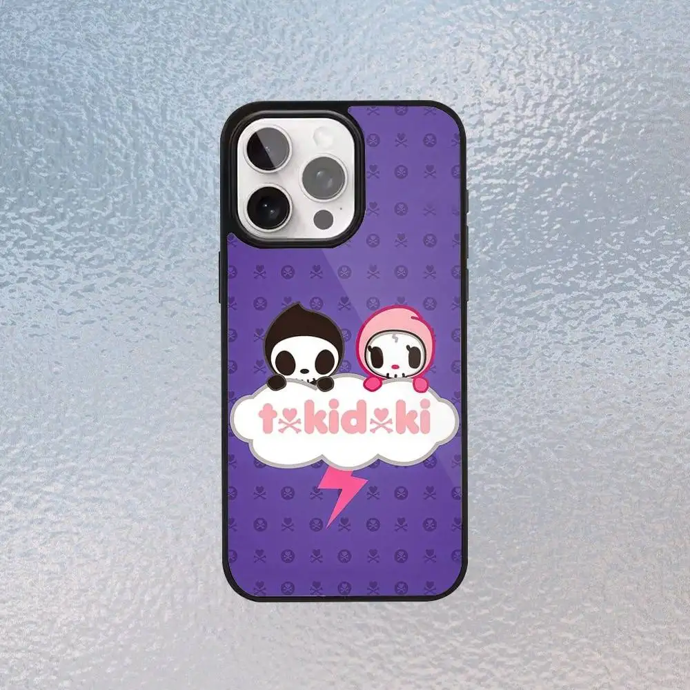 اليابان T-Tokidokis جراب هاتف آيفون Magsafe المغناطيسي 17,16,15,14,13,12,11 غطاء شحن لاسلكي #4