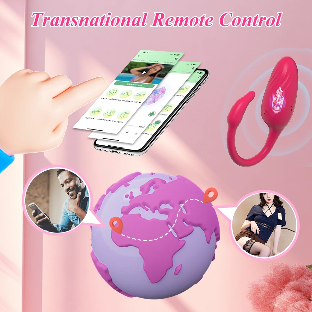 Wireless Control APP Vibrator for Women G Spot Clitoris Stimulator Massager Female Panties Wear Vibrating Egg Sex Toys for Adult