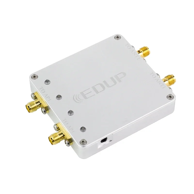 EDUP 5.8/2.4Ghz Band Amplifier UAV Dual Antenna Wireless Repeater WiFi Signal Booster