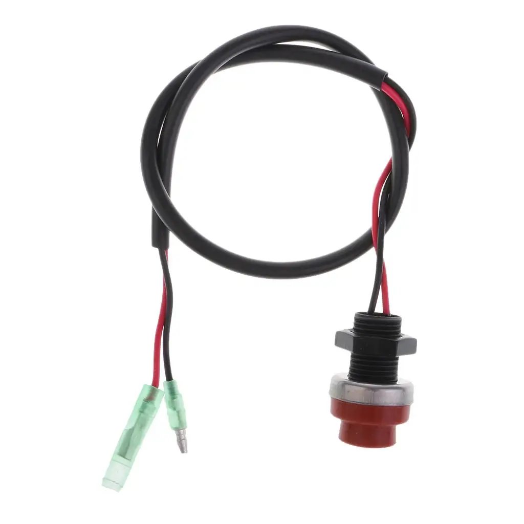 

Marine Outboard Engine Starting Switch Round Waterproof Electrical Part Red for Boat Motor Manual Motor Use