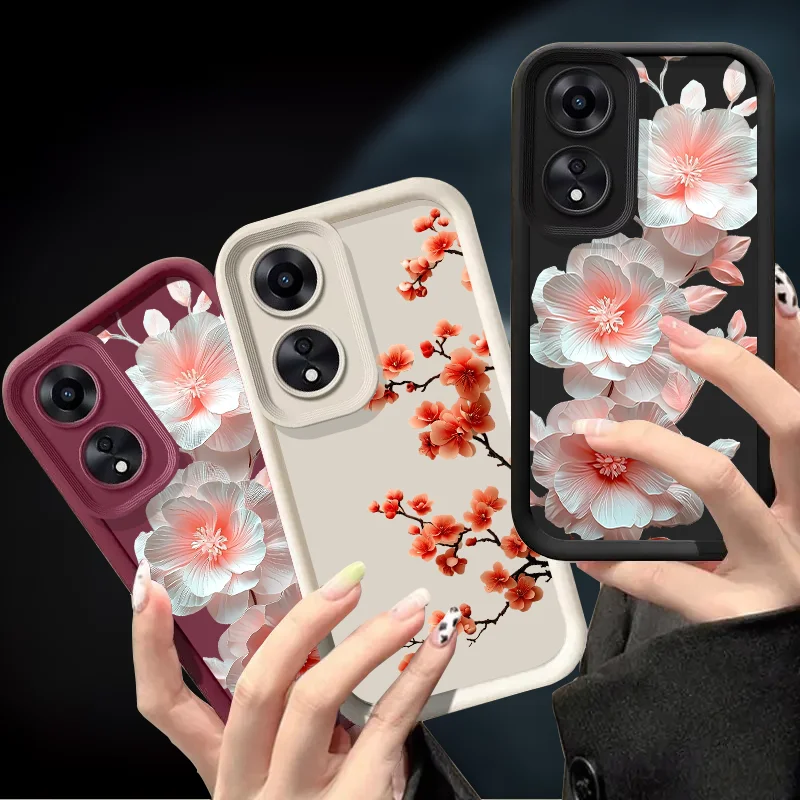 

Shockproof For OPPO Find X8 X5 Pro A15 A55 Soft Cover TPU For Oppo Reno 13 13F 12 12F 11 11F 10 5G 4 5 6 7 8 Pro Plus Phone Case