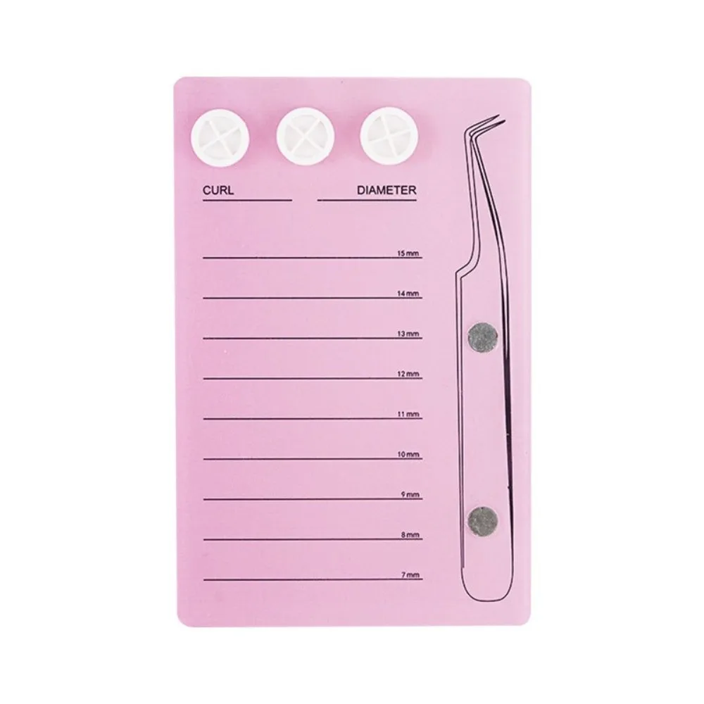Magnetic Eyelash Holder Professional Scale Plate False Eyelash Display Board Reusable Multi-functional Eyelash Organizer