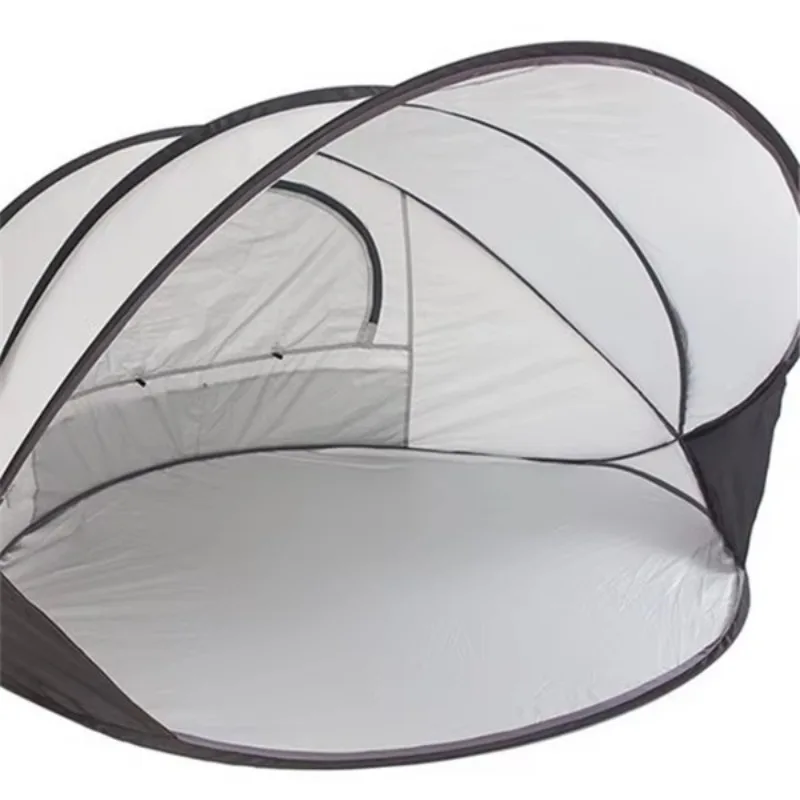 Easy Set-up Beach Tent Automatic Pop Up Instant Beach Shade Portable Outdoors Family Sun Shelter With Carry Case