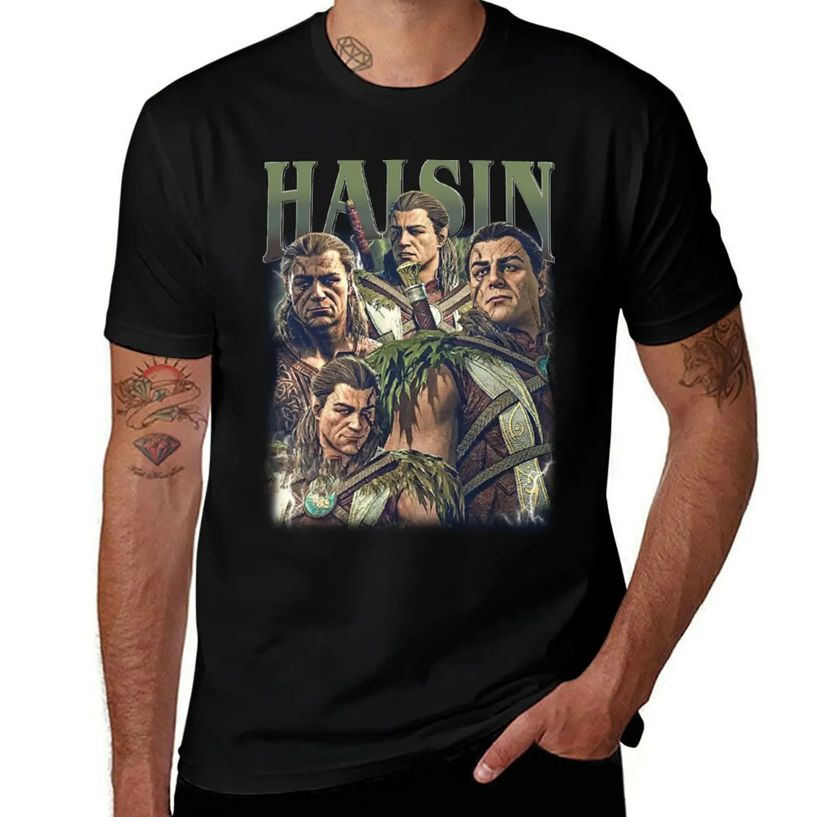 

Halsin T-Shirt Creative Graphic Tee Shirt