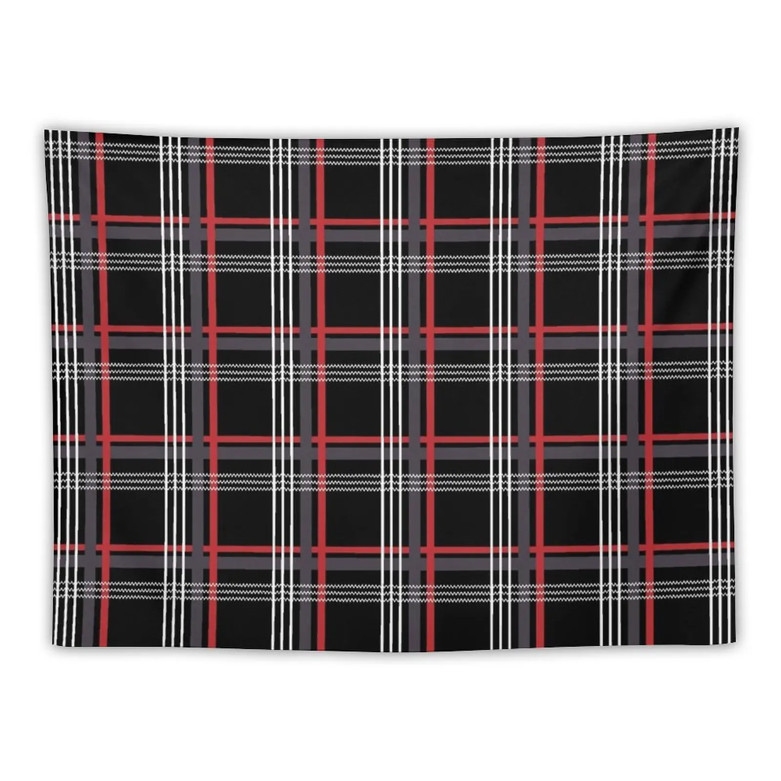 New GTi Tartan Tapestry Home Decorations Aesthetic Wall Art Decorative Wall Tapestry