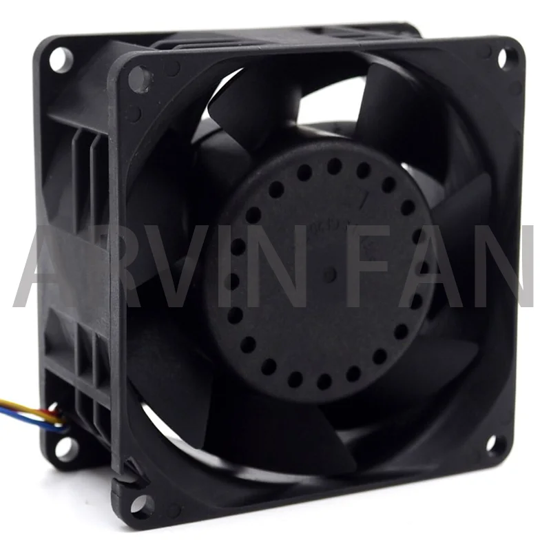 Ventilador de refrigeração com impulsionador, ventilador violento, 8038, 12V, 80mm, 4.9A, PFR0812XHE, 13000, 80x80x38mm