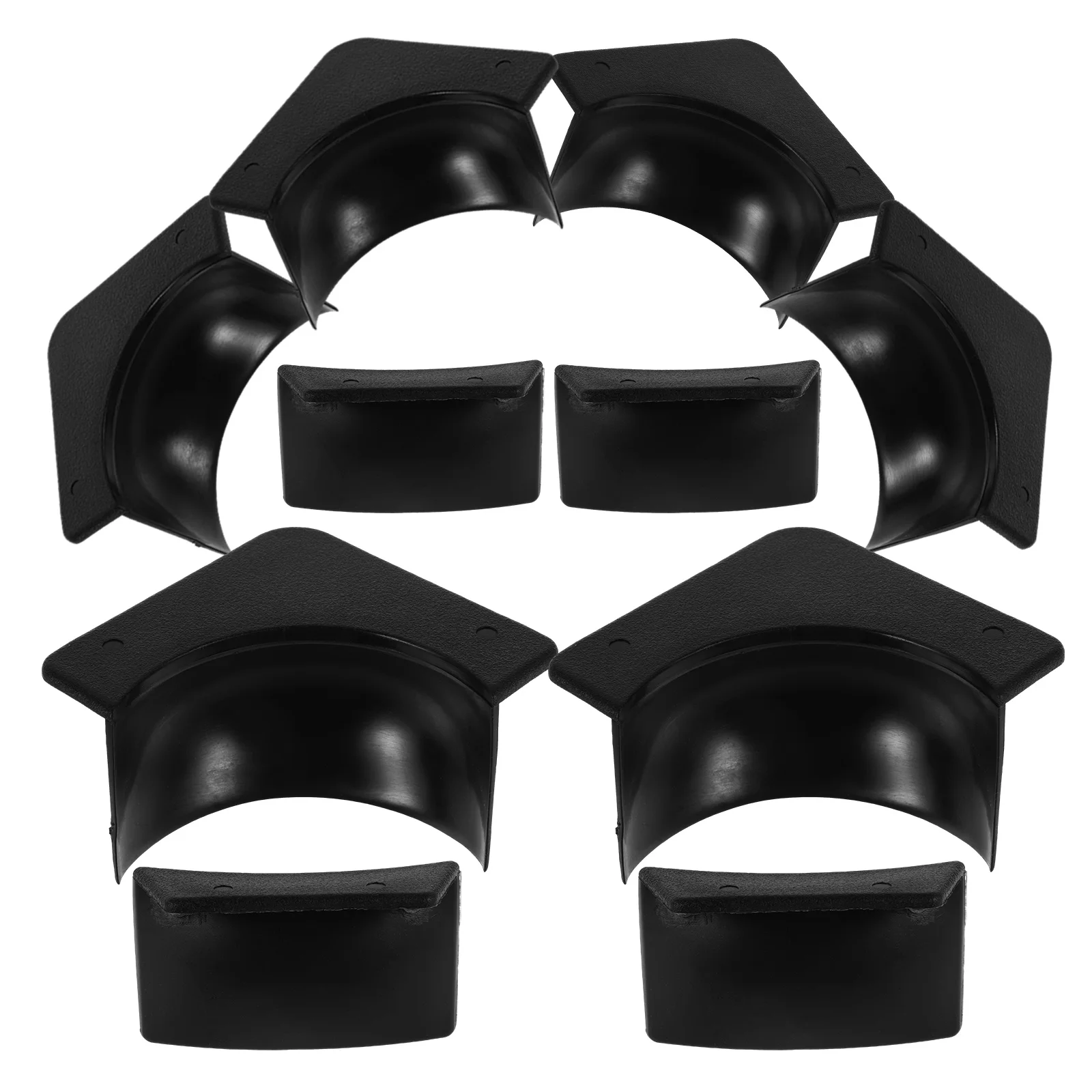 

2 Sets Pool Table Accessories Billiard Supply Plastic Pocket Liner Hole Liners Corner Mini Insert Pad