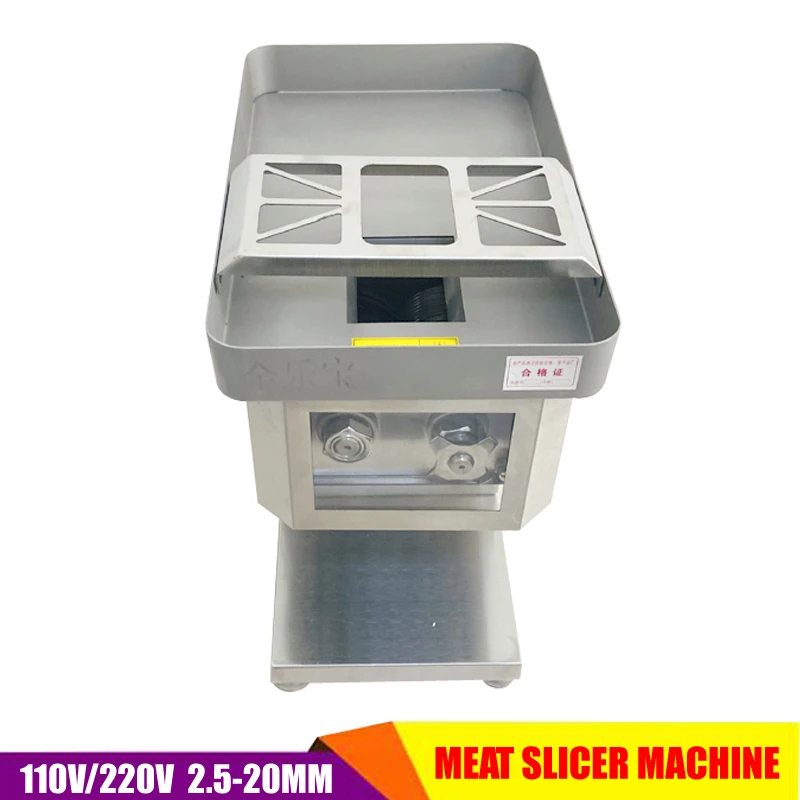 

Meat Slicer Commercial Meat Cutter Stainless Steel Meat Slicing Machine Meat Shredded Diced Machine