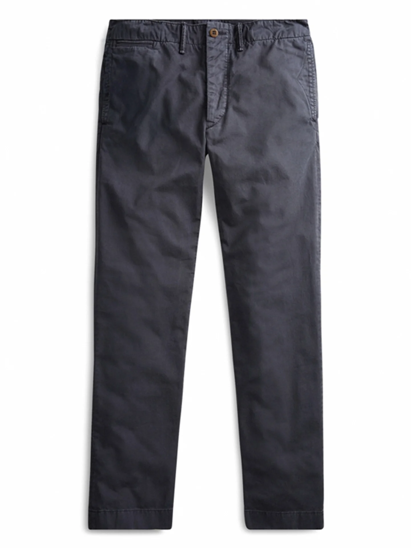 

RKRL Men's Straight Leg Casual Pants Navy Blue Vintage Waed Long Trousers R0.5 Ounce Busin Casual Cotton Workwear
