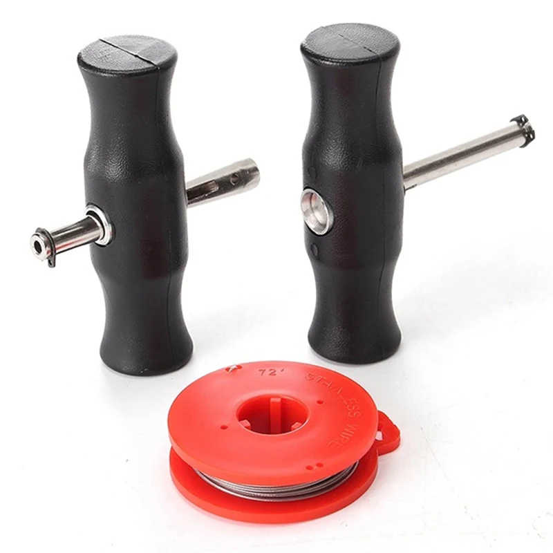 

【CR】Car Windshield Removal Tool Windscreen Window Glass Cutting Wire + Handles Kit