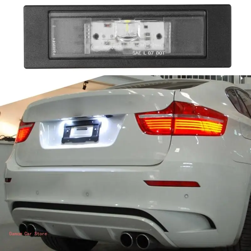 Rear Bumper Number Plate Lamp Light Replace 63267193294 6326-7193-294 LED License Plate Lamp for E89 E81 E87 F20 F21