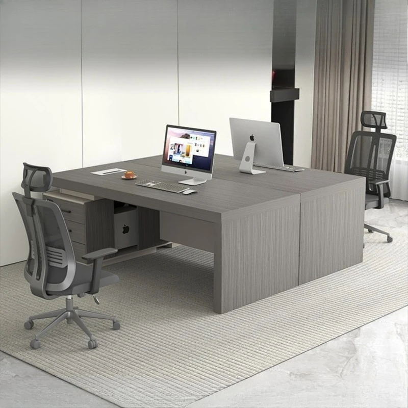 

Computer Desk Table Luxury Design Motion Business Professional Work Home Gaming Table Schreibtisch Standing Desk Storage Cabinet
