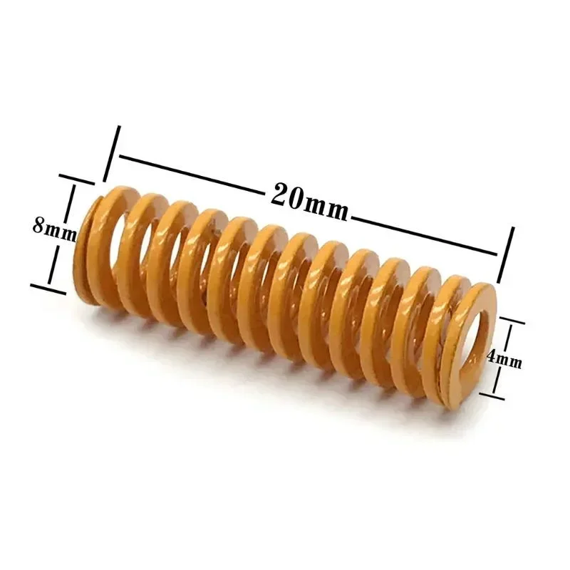 10pcs 3D Printer Extruder Compression Spring for Heated Flat Bed MK3 Hotbed Reprap Imported For Ender 3 CR10 MK2B MK2A 8x20mm