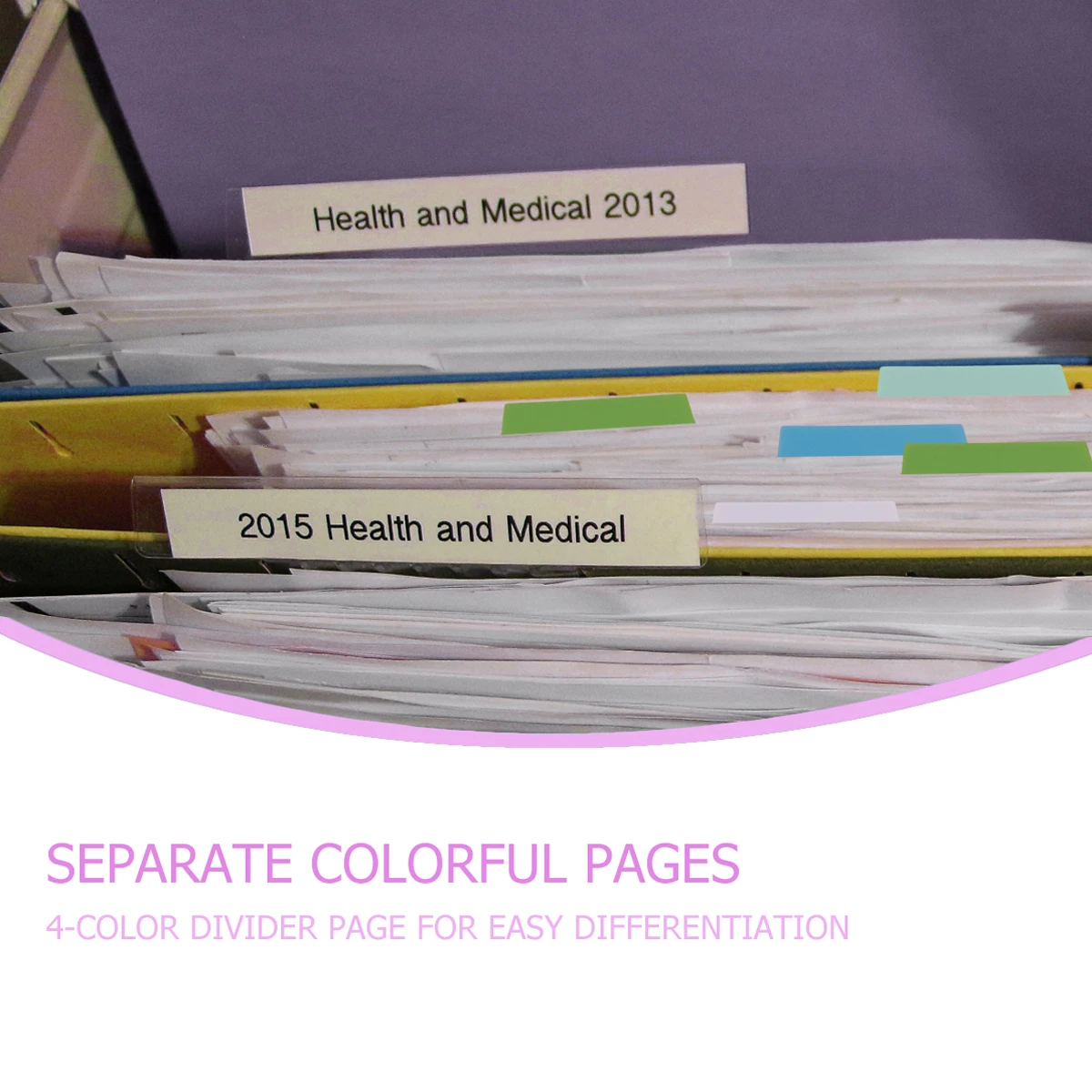 

Page Dividers 10 Sets Colorful Classified Labels For Office School Notebook Pp Insertable Tab Binder Divider