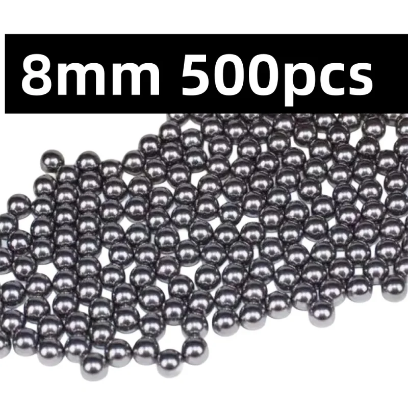 

8mm 500pcs/Lot Steel Balls Slingshot Hunting High-carbon Steel Slingshot Balls Catapult Slingshot Hitting Steel balls