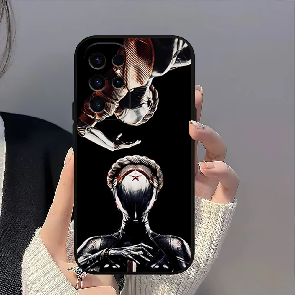 Game A-Atomic Heart Cool Sexy Twins Phone Case For Samsung Galaxy A54 A71 A72 A73 S22 S23 Ultra Black Soft Silicone Cover