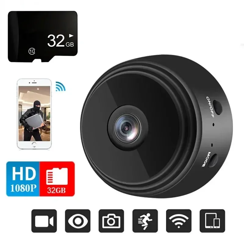 Cámara inalámbrica A9 con WiFi, Monitor de habitación de bebé, hogar inteligente, antirrobo, aplicación remota, vídeo, grabadora de voz, 960P, HD, IP, para ios y android