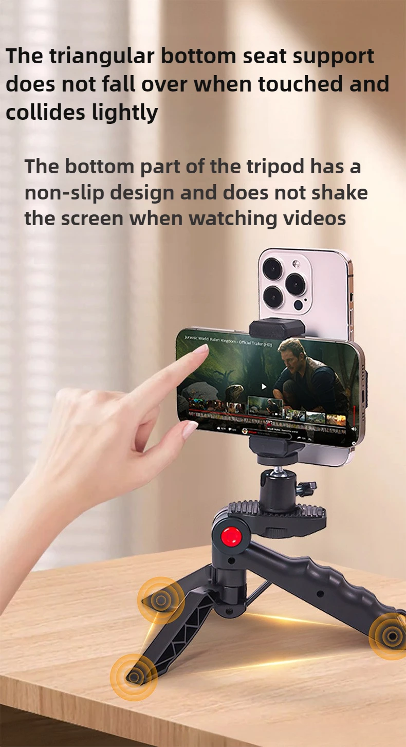 Phone Teleprompter Prompter Stand for Phone Live Broadcast Desktop Handheld Stand Video Subtitle Speech Read Tripod Accessories