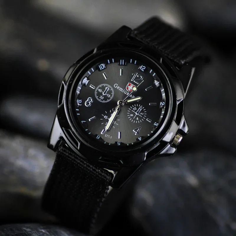 2024 New Military Watch Braided Rope Waterproof Watch Men And Women Models Sea And Air Force Outdoor Sports Bracelet Watch