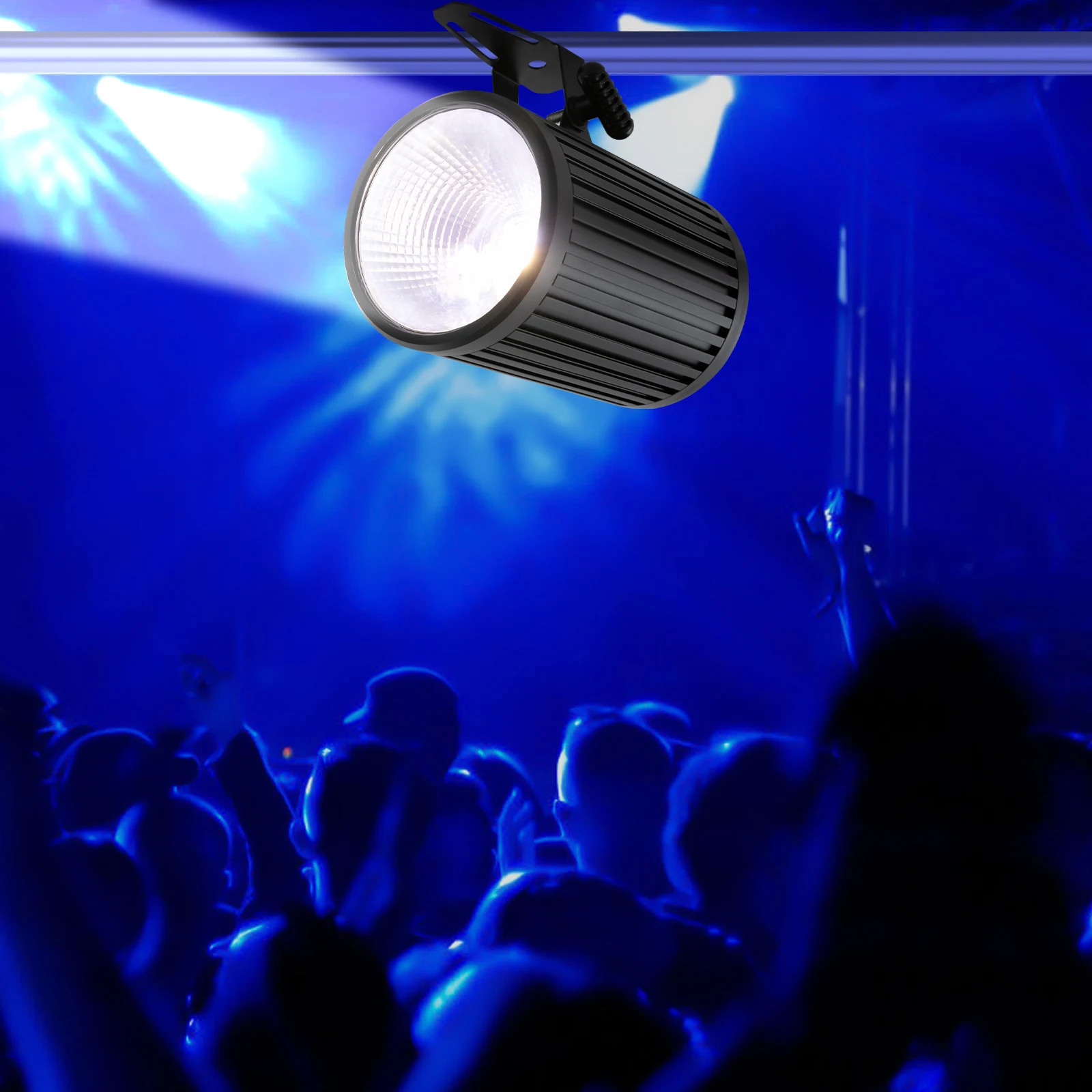 200w Ip65 Waterproof Cob Aluminum Shell Par Lamp Face Light Dance Table Lamp for Outdoor Parties, Pubs, Dance Halls