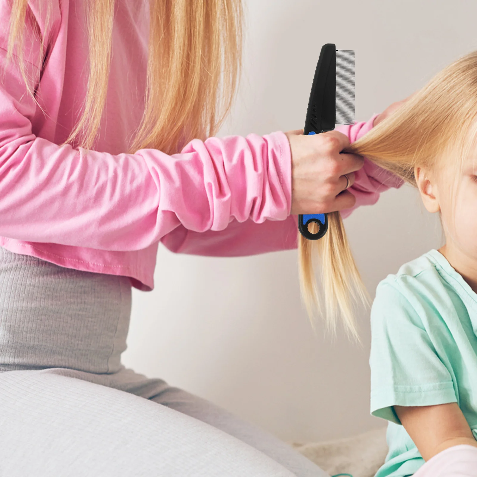 

10Pcs Hair Scrubber for Scalp Stainless Steel Fine Tooth Dandruff Comb Professional Cleaning Tool for Healthy Hair Maintenance