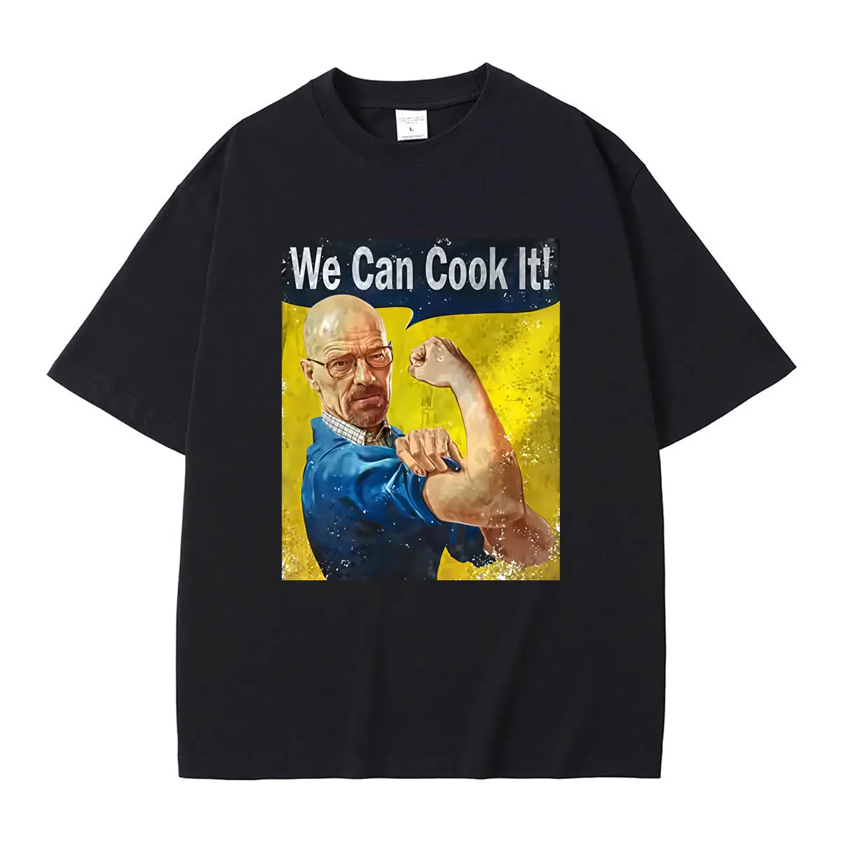 TV Series Breaking Bad Graphic T-shirt Heisenberg Walter We Can Cook It Tshirt Men Women Fashion Casual Oversized T Shirts Tops