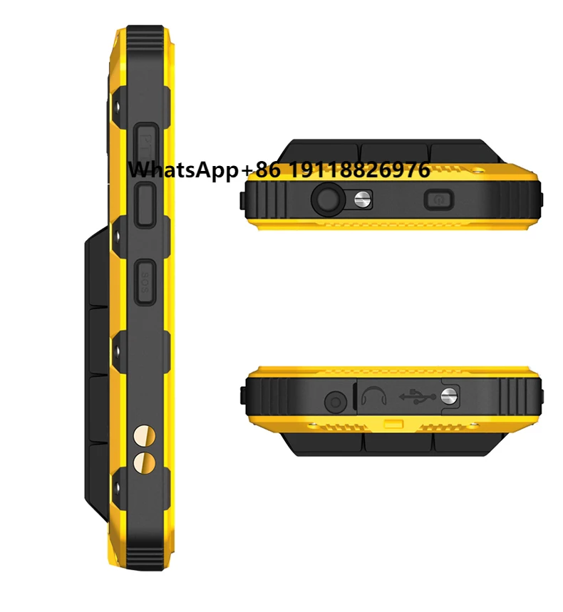 

Real Time Guard Patrol Reader With Android Guard Tour System 4G Robuste Android MT6757 4G + 64G Talkie Walkie Smartphone