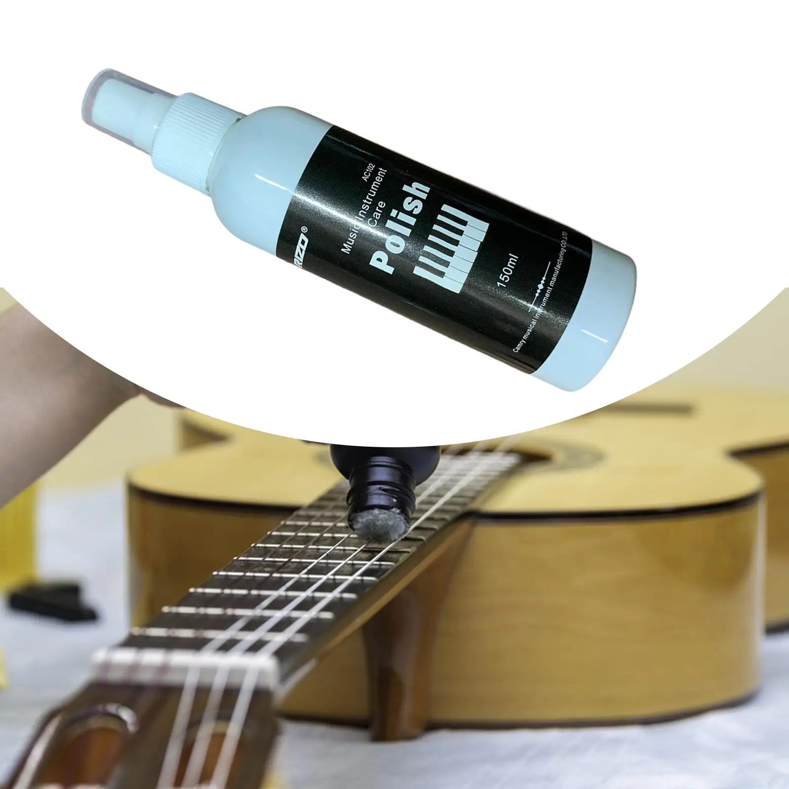 Чистка и полировка гитарных струн, масло для чистки гитарного грифа, укулеле, устойчивое к сухости, продлевает срок службы грифа