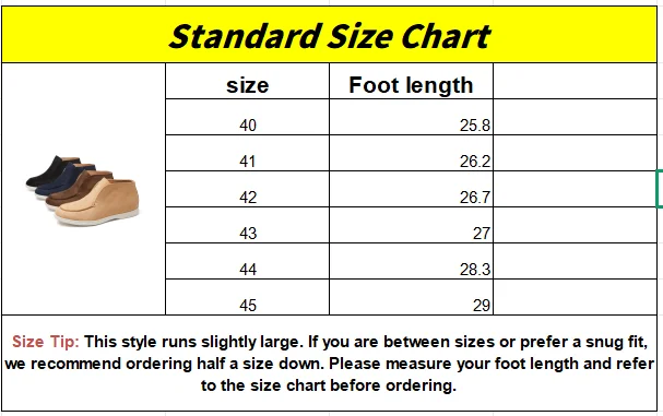 Desai Herren Neue Einfarbige Matte Slip-On Stiefeletten, Klassische Loafer-Stil Lässige Hohe Stiefel, Flache Sohle Vielseitig Vintage – Detail 1
