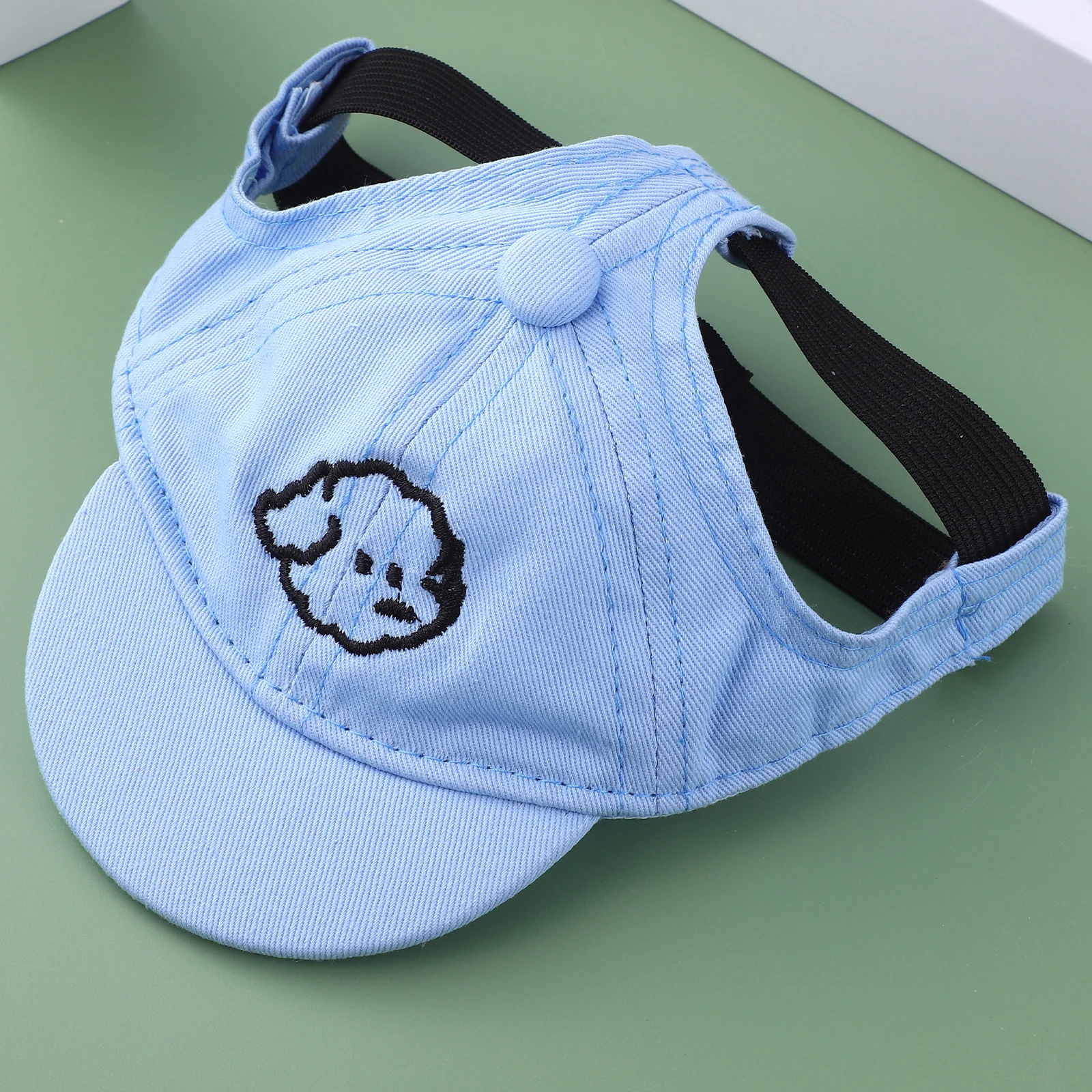 

Comfortable Pet Sun Hat Stylish Dog Hat Adjustable Head Circumference Summer Puppy Cap
