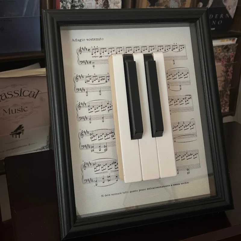 Niche piano handicraft art, installation ornaments decorative paintings