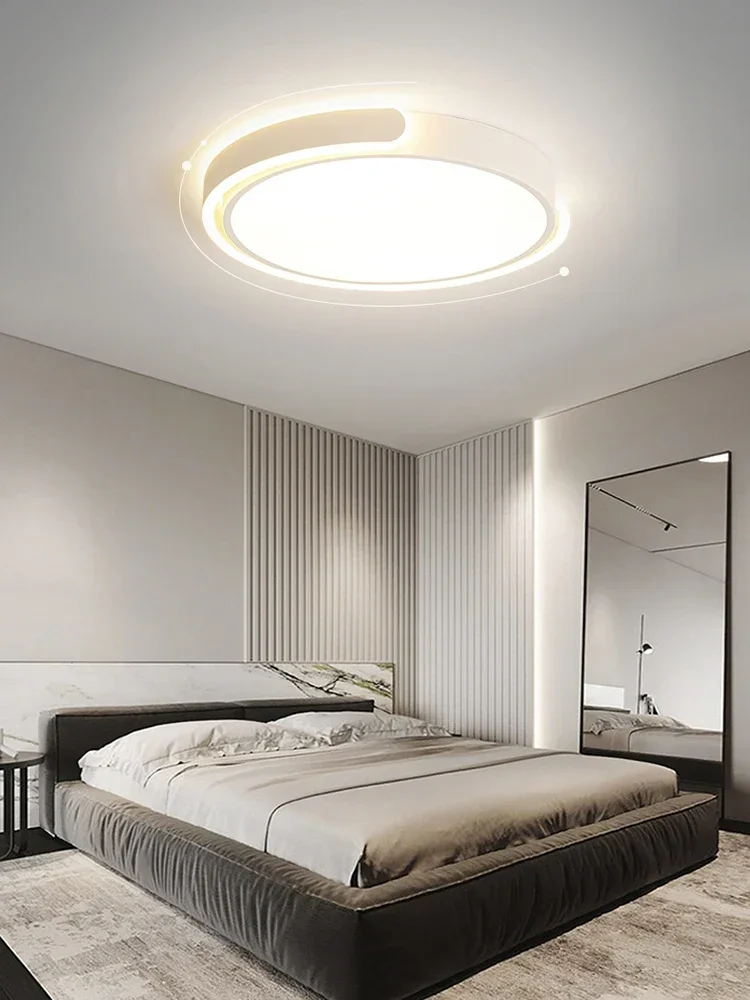 Bedroom ceiling light design sense round LED room light, master bedroom, second bedroom, simple modern study, bedroom ins lamp