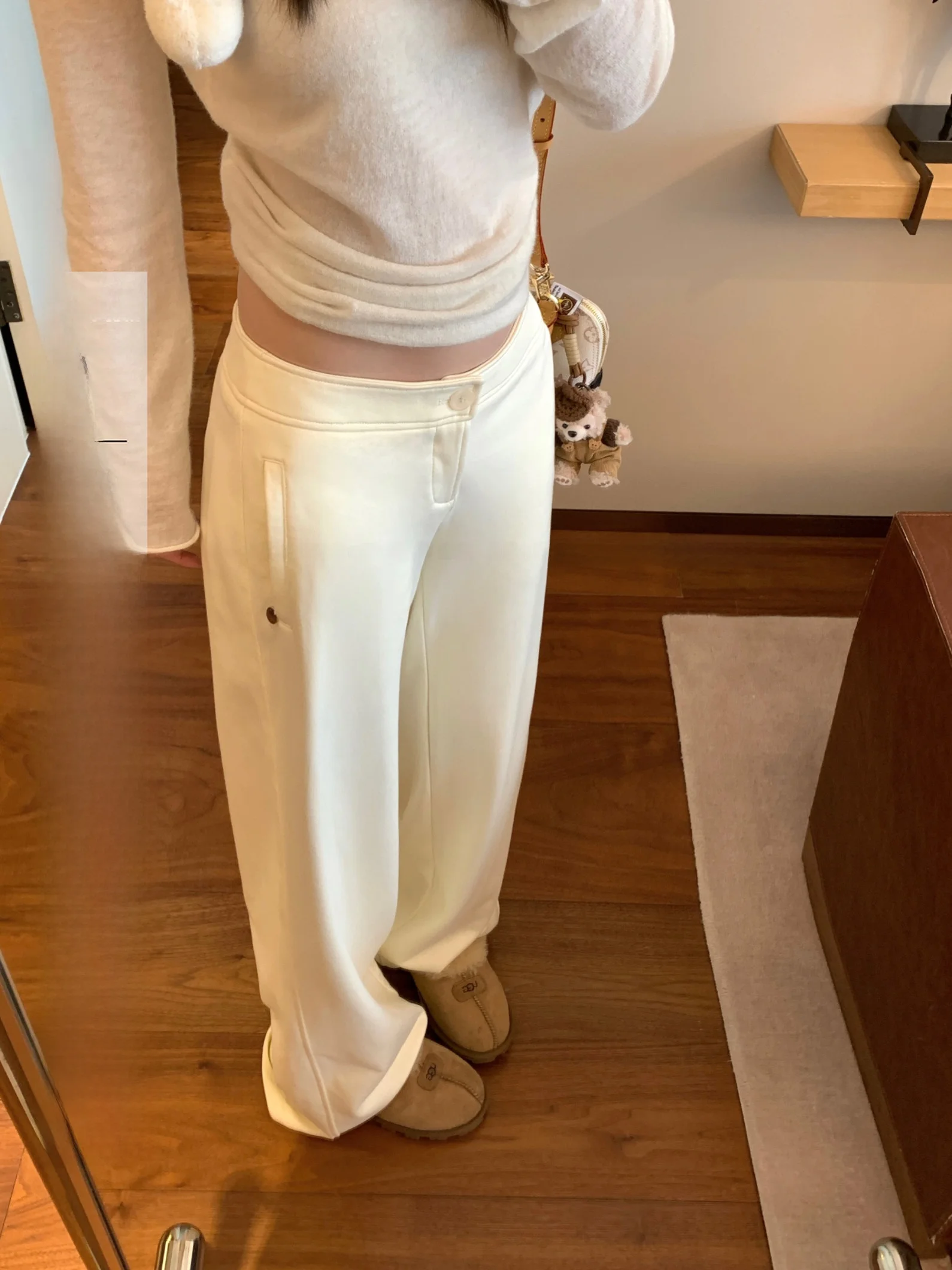 

Женские зимние спортивные брюки из утолщенного хлопка с низкой талией, повседневные, удобные, свободные леггинсы с молнией