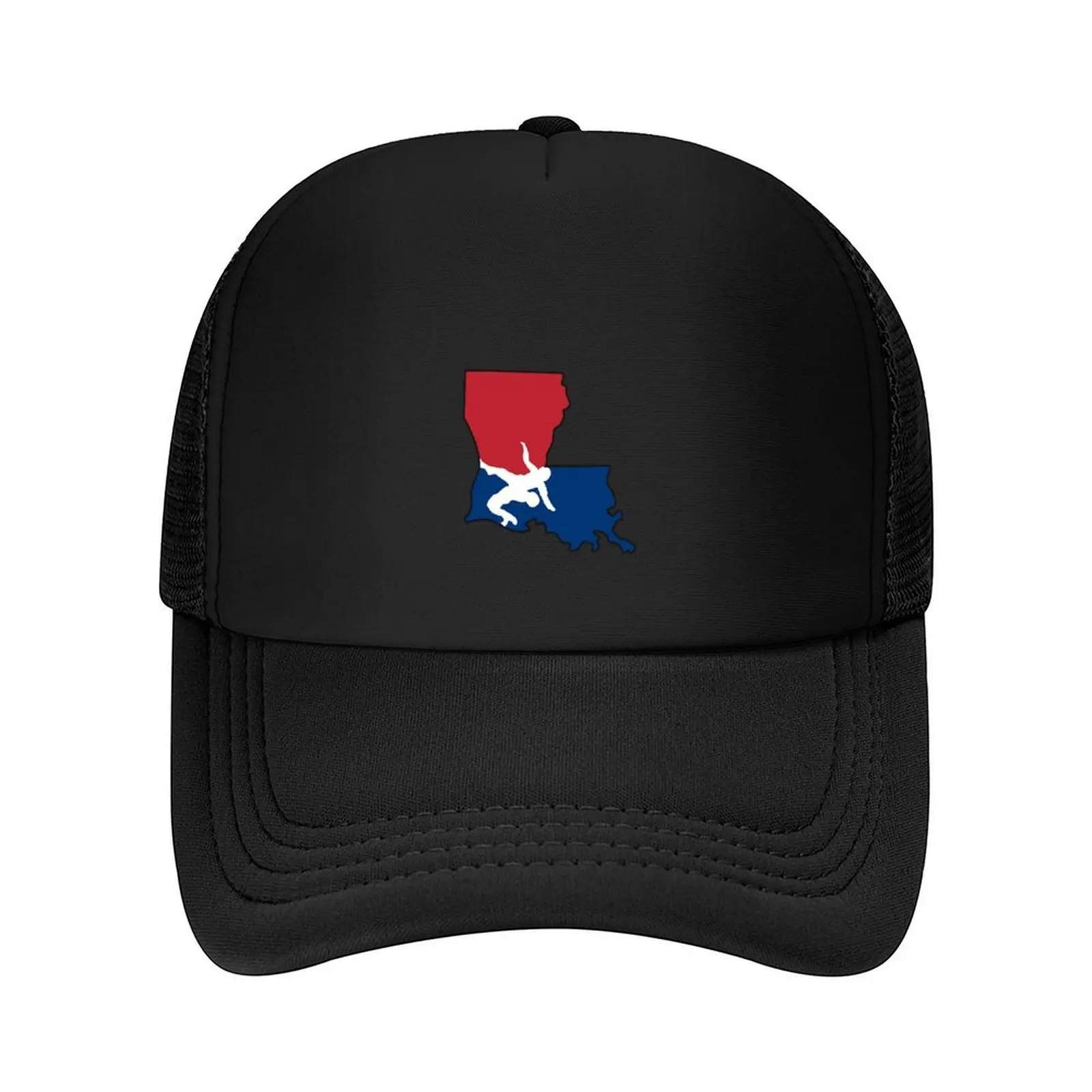 

Louisiana Wrestling (USA Colors) Baseball Cap hard hat Trucker Hat Uv Protection Solar Hat custom caps Man Women's