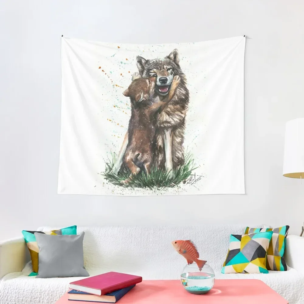 

Wolf - Father and Son Tapestry Decoration Wall Decoration Bedroom Tapestry