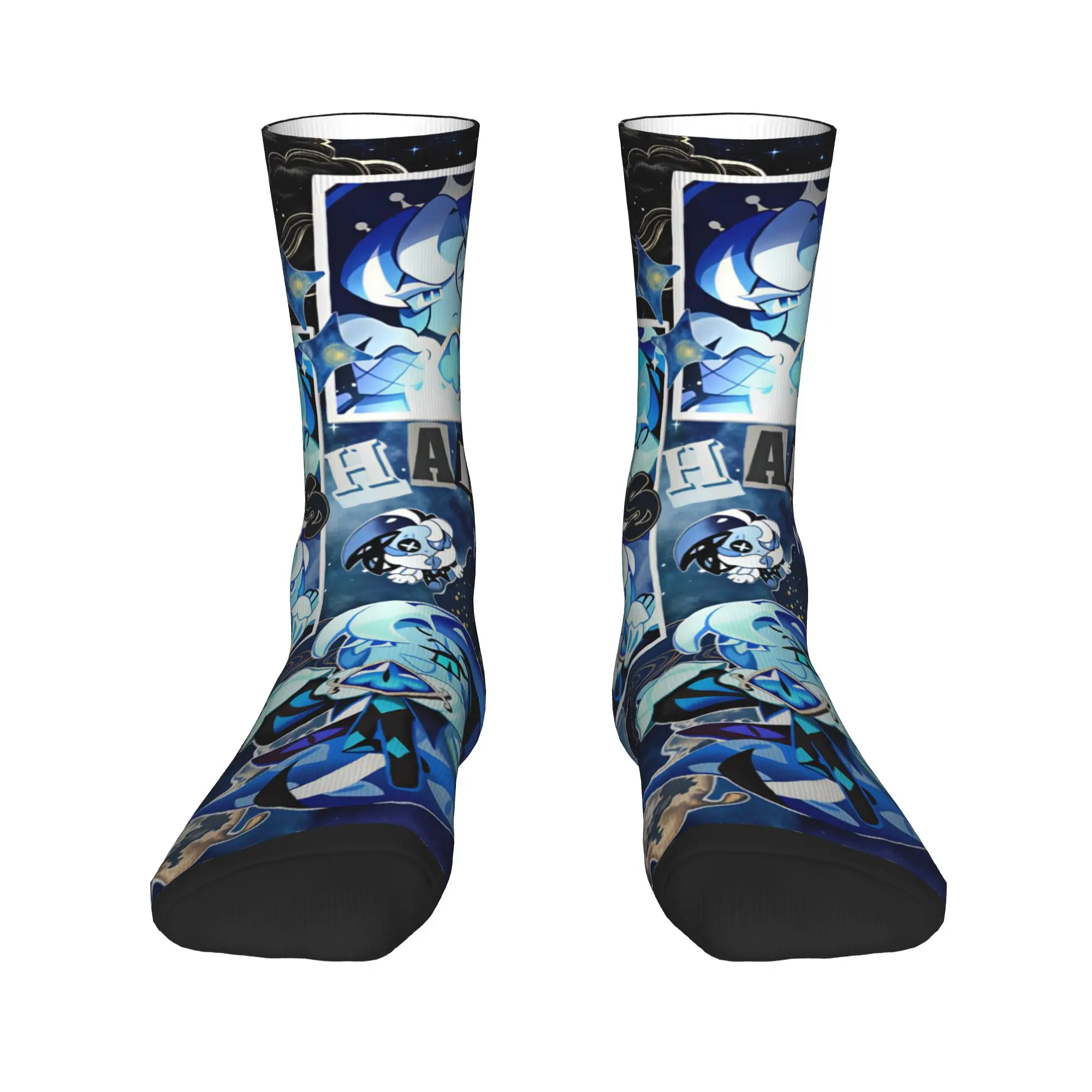 Shadow Milk Socks Cookie Run Kingdom Kawaii Stockings Winter Anti Sweat Couple Socks Warm Soft Custom Skateboard Socks
