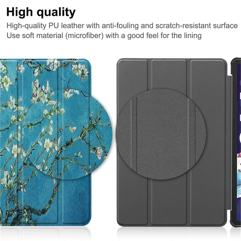 Capa para Lenovo Tab P11 Pro / Xiaoxin Pad Pro TB-J706F J716F – Capa Tripla em PU Couro com Suporte, Função Smart Wake/Sleep, Protetora para Tablet 11.5 Polegadas