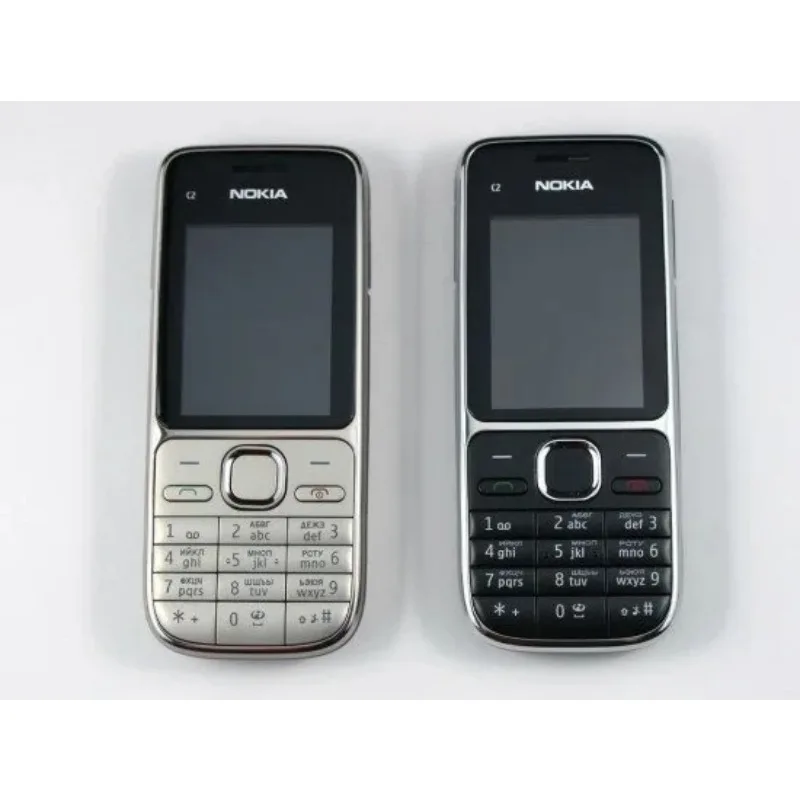 Nokia C2-01 Network Unlocked Mobile Phone 3.15MP Camera 3G  Multi Language Russian Arabic Hebrew Keypad Basic Cellphone