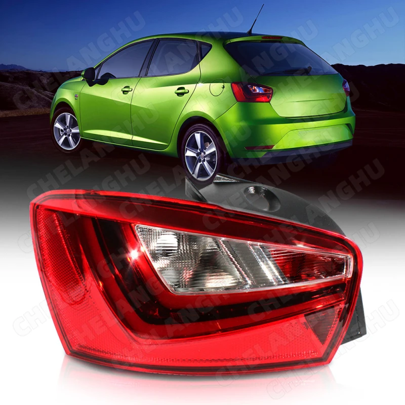 

For Seat IBIZA FR 2013 2014 2015 2016 2017 1 Pc Left Side Rear Tail Light Lamp Without Bulbs 6J4945095J