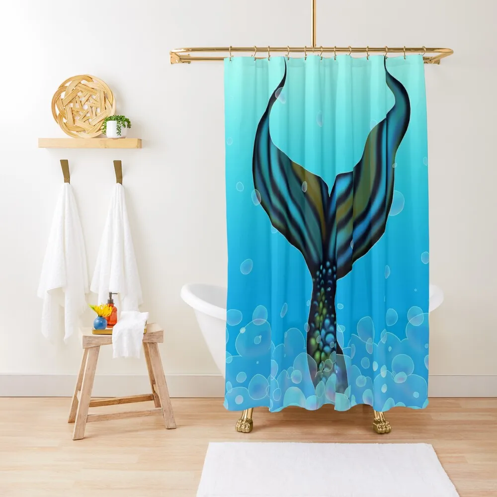 

tail Shower Curtain Bathtub Anime Bathroom Waterproof Fabric Shower Waterproof Bathroom Shower Curtain