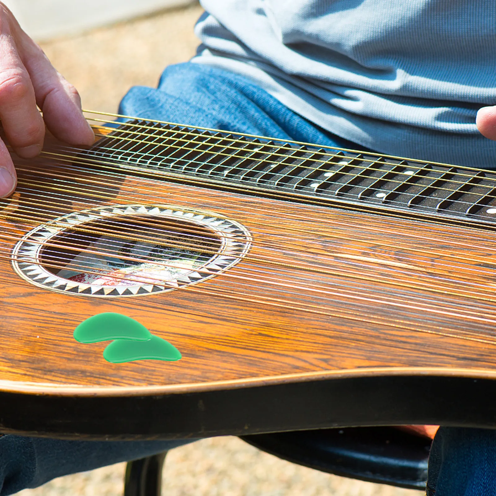 

8 Pcs Finger Nails Picks Fake Fingertip Protection Covers Protectors Instrument