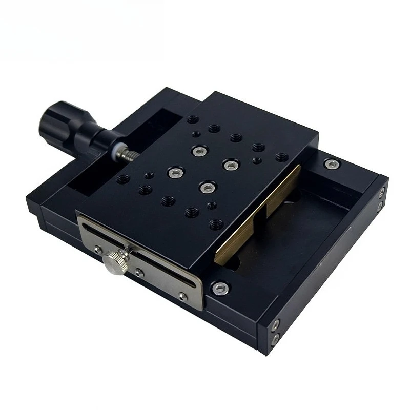 PT-SD102P Manual X-axis Linear Stage 50mm Travel Lockable Precision Displacement Platform Motion Worktable Hardware
