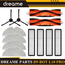 For Dreame D9/D9 Max/Bot L10 Pro Sweeping robots Replacement parts/mop cloth/side brush/filter/cleaner