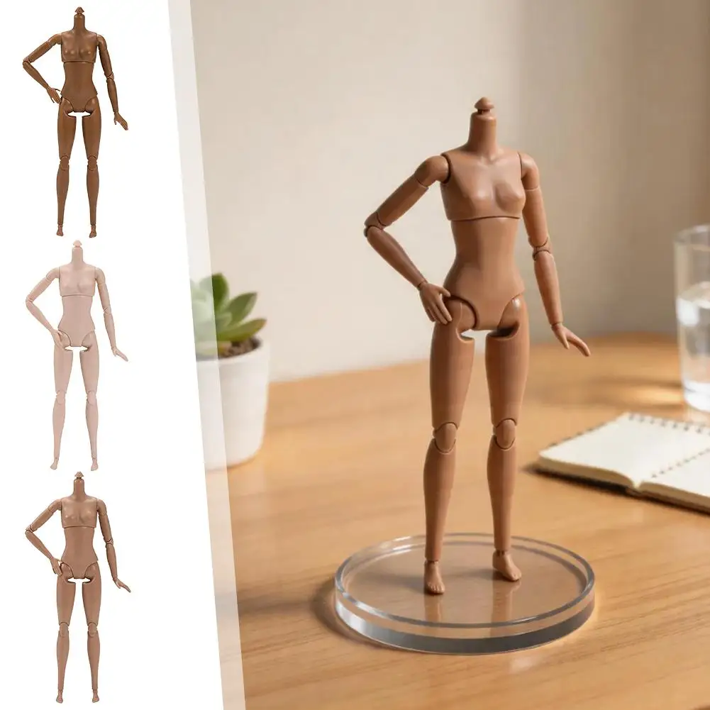 

Multi Joint 1/6 Scale Female Supermodel Body For Barbie Action Figure BJD Doll Collectible Gift DIY Dress Up Easy Assemble Toys