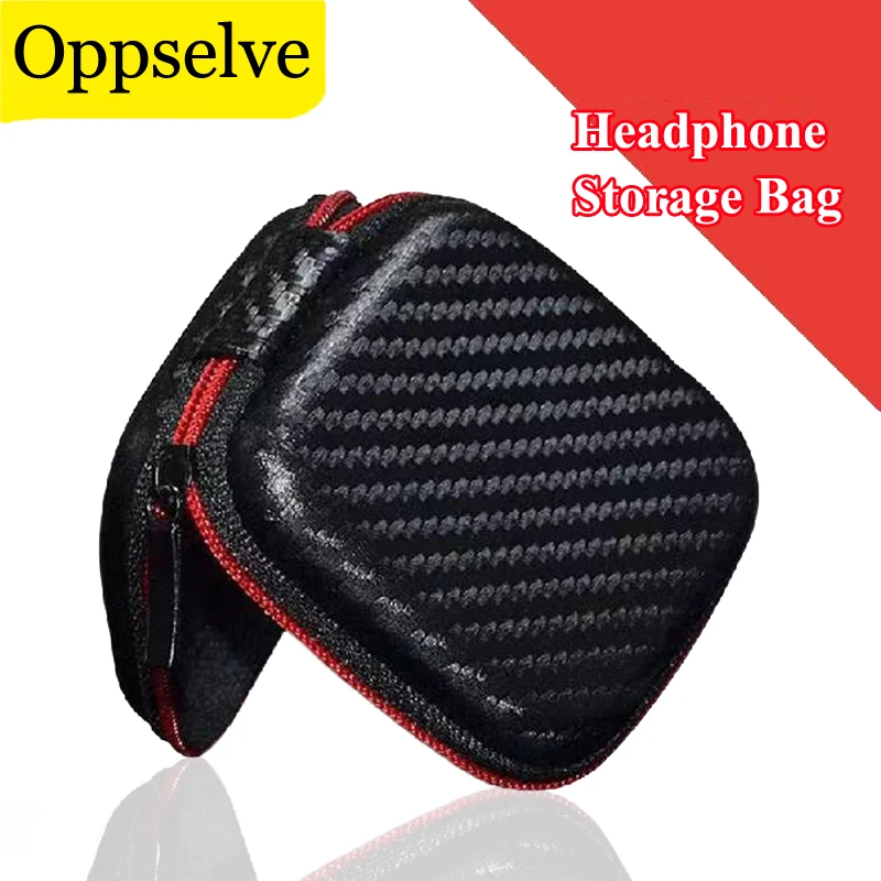 Headphone Storage Box Mini Carrying Pouch Bag For Airpods/Ear Pads/Aux Cable/Charger Line Multifunctional Waterproof Zipper Bags