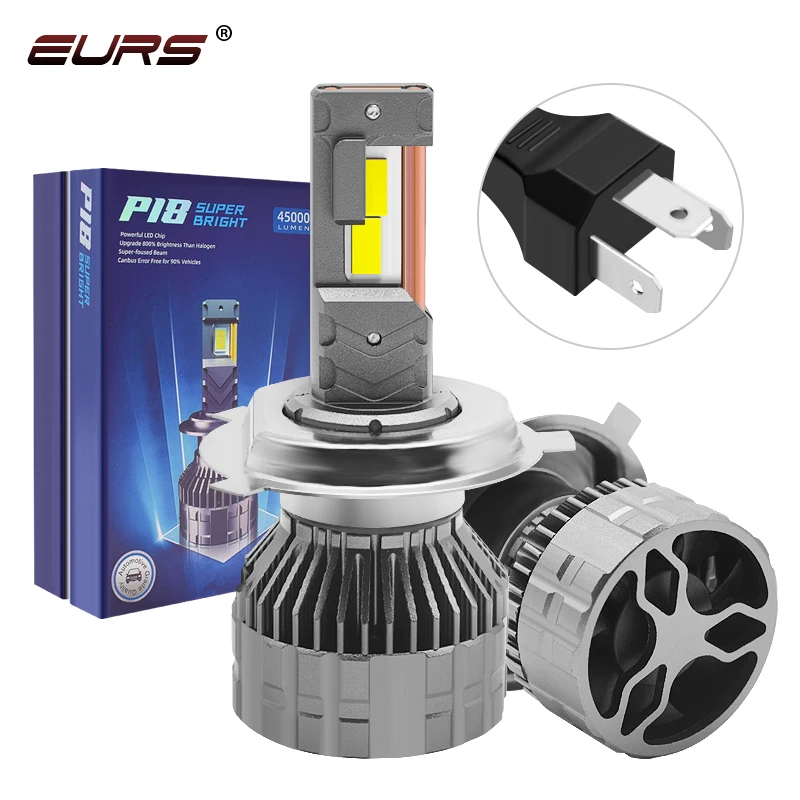 

EURS H4 LED 300W H7 Canbus LED Car Headlight 4575 CSP H11 H1 H8 H9 9012 9005 HB3 9006 HB4 LED Auto Headlamp P18 Fog Lights 12V