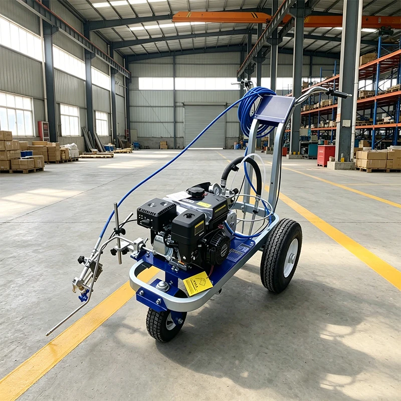 Hand Push Cold Spray Marking Machine For Road And Street Line Marking Suitable For Community Plastic Track And Parking Lot